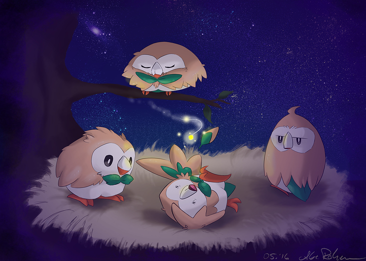 A Nest of Rowlets
