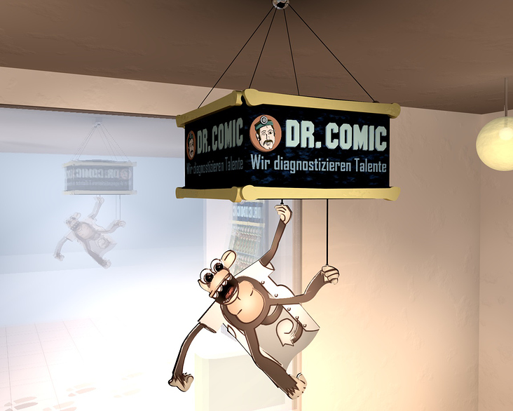 Deckenhänger „Dr. Comic“
