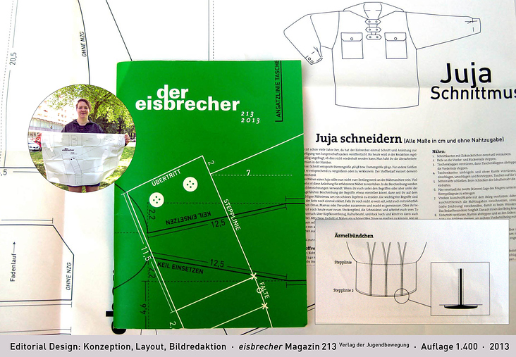 eisbrecher Magazin 213  ·  Konzeption, Layout, Bildredaktion …  ·  Verlag der Jugendbewegung  ·  2013  ·  Auflage 1.400