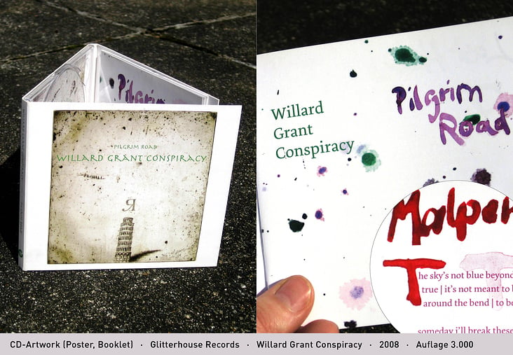 CD-Artwork (Poster, Booklet)   ·   Glitterhouse Records   ·   Willard Grant Conspiracy   ·   2008   ·   Auflage 3.000
