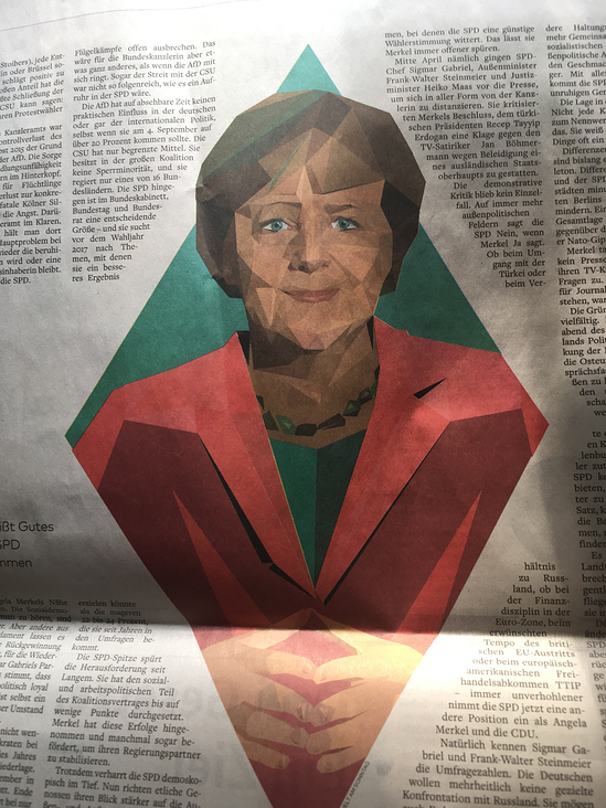 Merkel 3 für ”Die Welt am Sonntag”