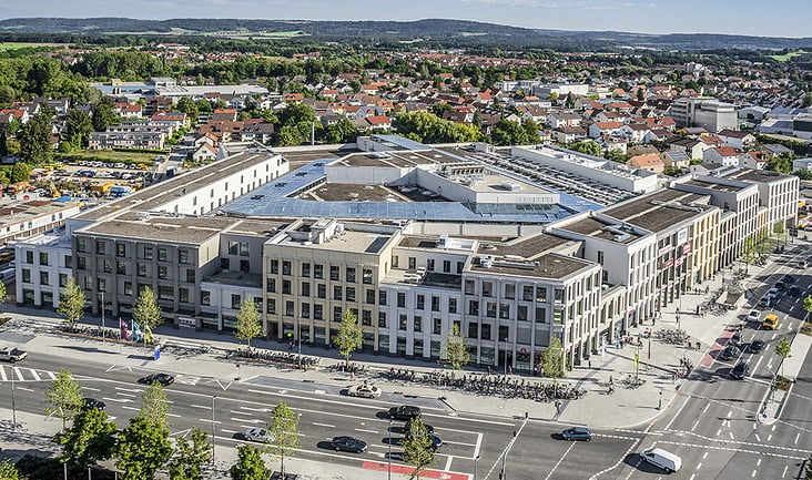 Luftbild Drohne Neuer Markt