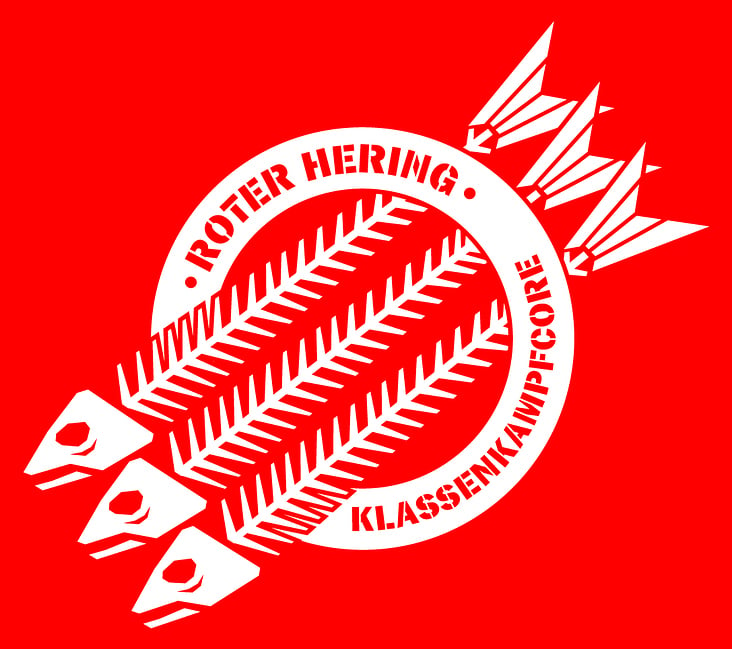 Logo für den Rostocker Klassenkampfchor „ROTER HERING“