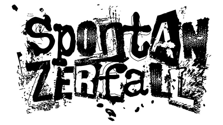 Logo für die Rostocker Punkband „Spontanzerfall“