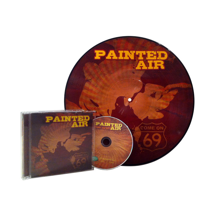„Painted Air – Come On 69“ – CD Digipack & LP Picture Disc – Green Cookie Records