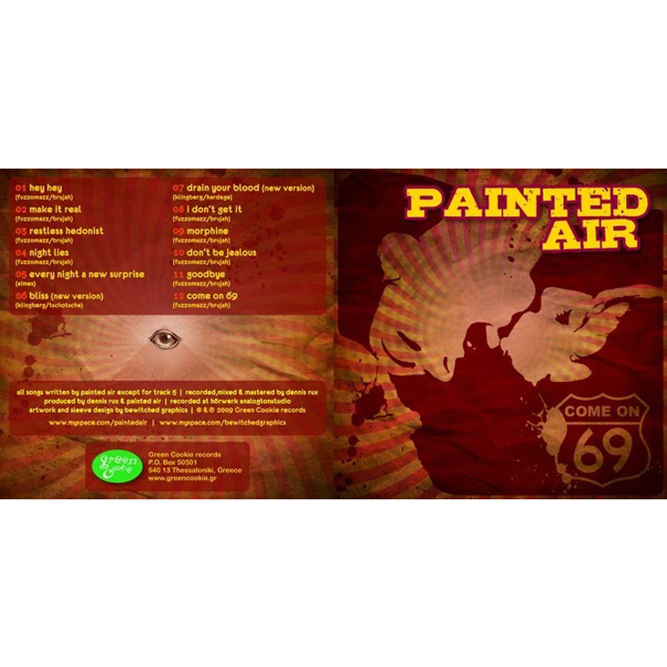 „Painted Air – Come On 69“ – CD Digipack – Green Cookie Records