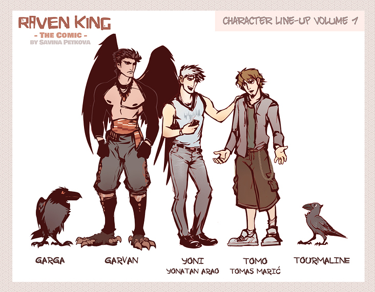 RAVEN KING Character Line-Up Vol1