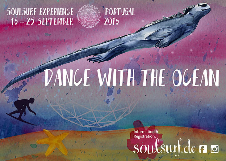 Soulsurf – Postkarte für Event (Vorderseite)