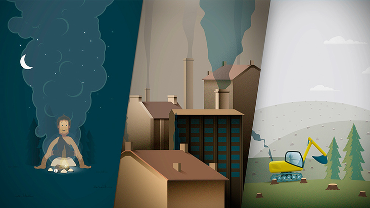 animierter Erklärfilm: Klimaschutz im Verkehr für das Öko-Institut