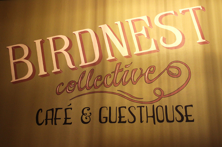 Rezeption im Birdnest Guesthouse in Kuala Lumpur