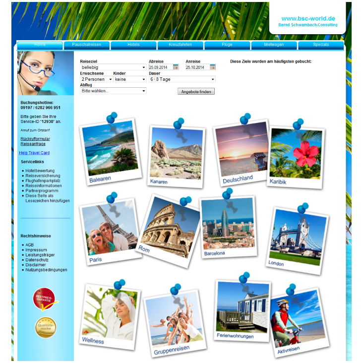 Online Travel Portal