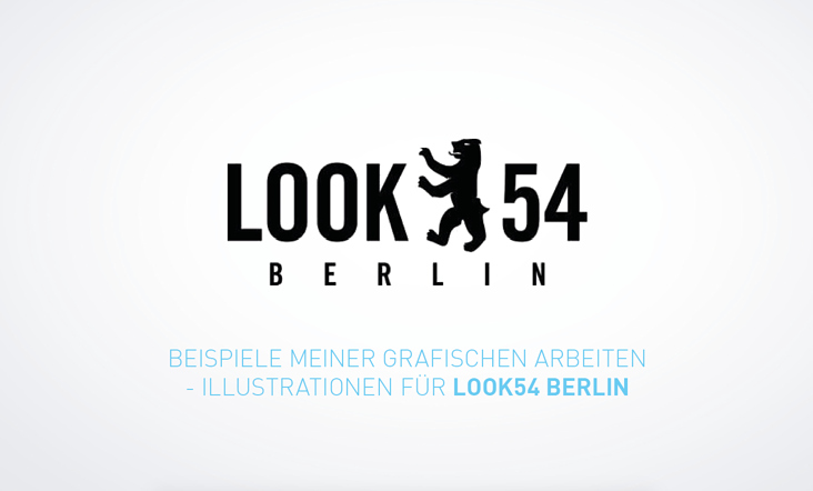 Illustrationen für Look54 Berlin