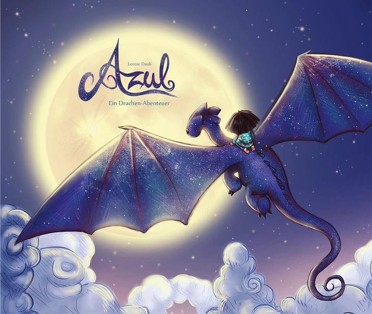 Cover des Kinderbuchs „Azul – Ein Drachen-Abenteuer“