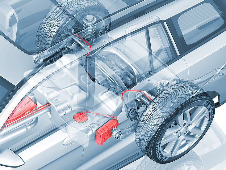 auto transparent: 3d-visualisierung automotive bauteile