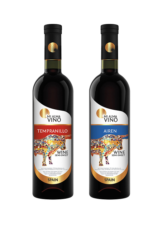 Wine label concept