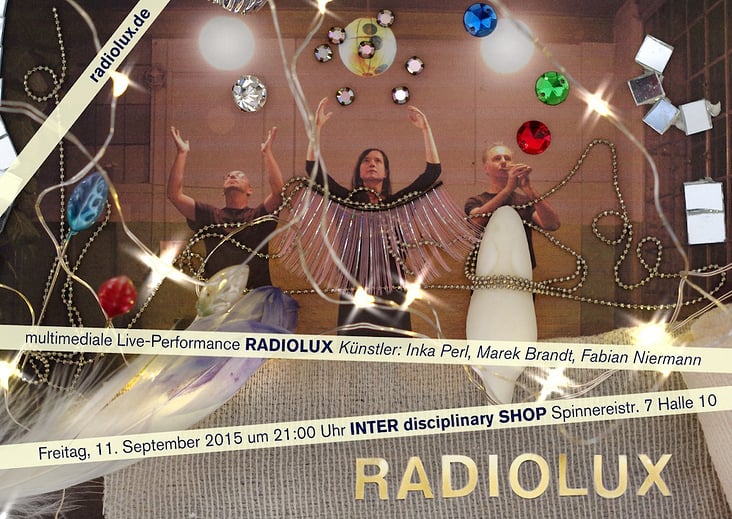 Flyer für Konzert von RADIOLUX