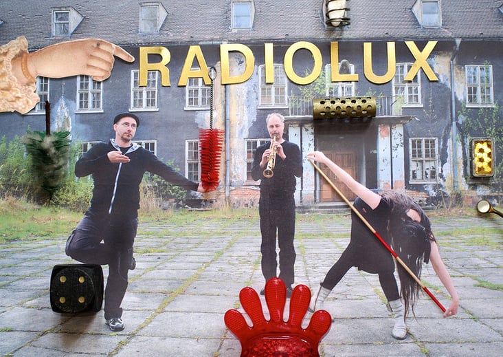 Flyer für Konzert von RADIOLUX