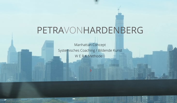 Website, Logodesign, Newsletter, Printprodukte für die Coachin Petra von Hardenberg