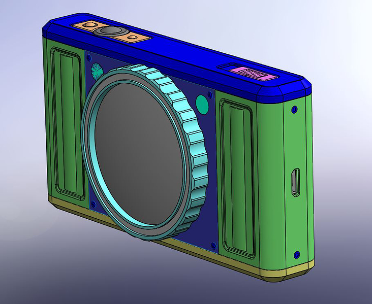 CAD Kamera Ansicht Vorne