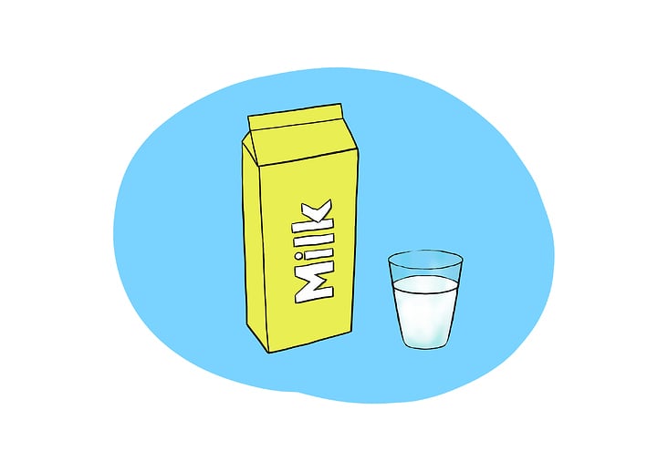 milk illustration