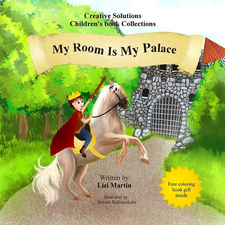 My room is my palace – children’s book illustration