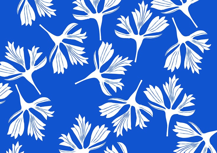 blue leaves