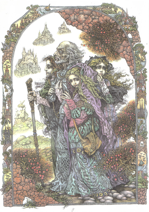 Illustration zum Märchen von H.C.Andersen 1.