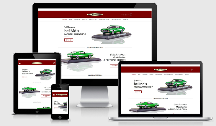 Onlineshop für Modellautos von Arne Lauth (ARNY STUDIO) Hamburg