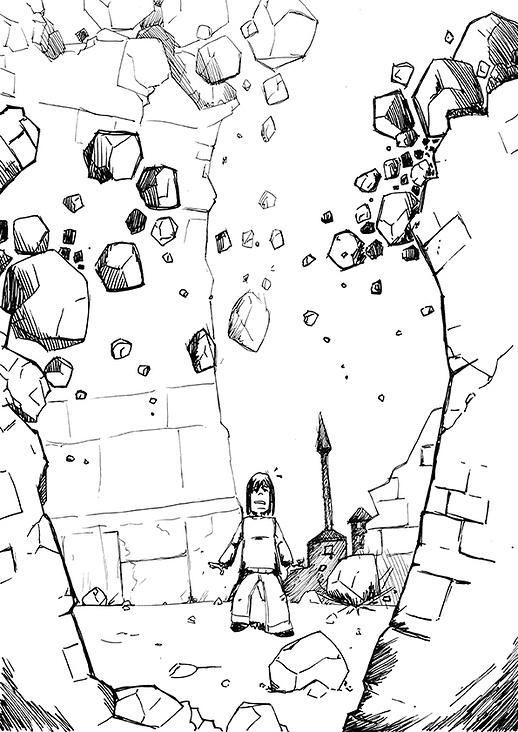 Illustration „Ruins“