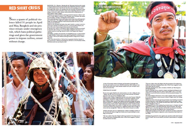 TTO Magazin, Bangkok – Red Shirt Crisis