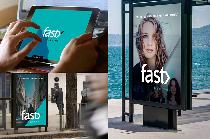 Fasty logo & poster ads