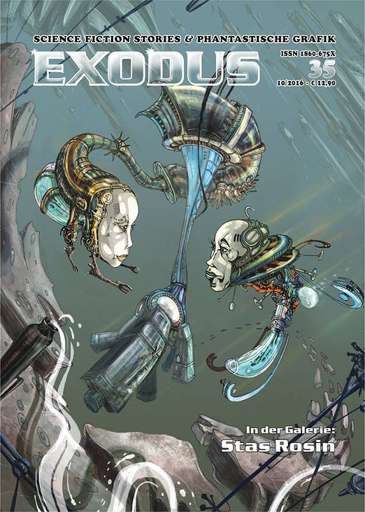 Cover für das Sci-Fi Magazin – Exodus