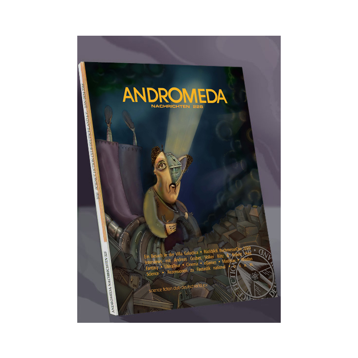 Cover für das Sci-fi Magazin „ANDROMEDA“