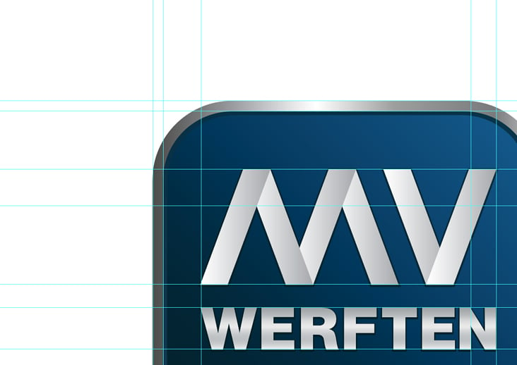 Logo MV WERFTEN Andre Illing Werbeagentur Rostock