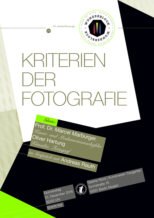 Wunderblock No.24 Kriterien der Fotografie