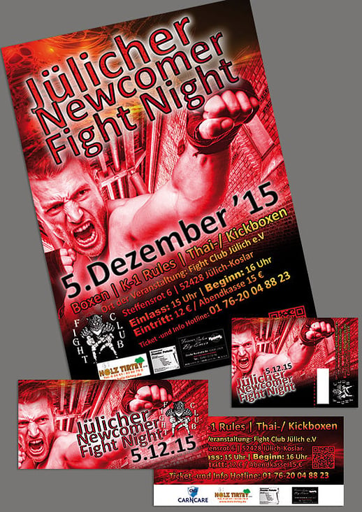 Fight Club – Flyer, Plakate, Eintrittskarten