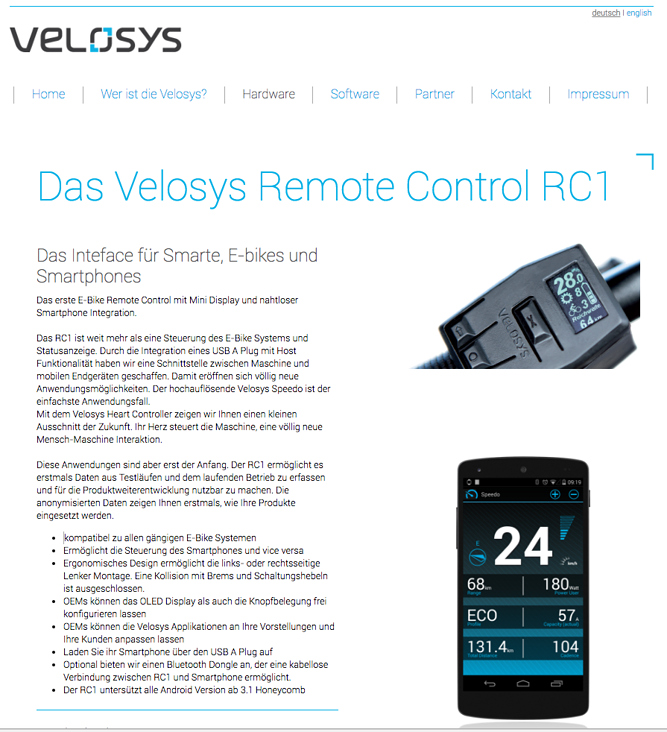 Velosys Corporate-, Web- und App-Screen-Design