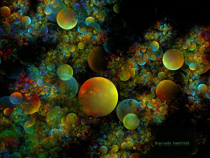 Die Welt der bunten Bubbles