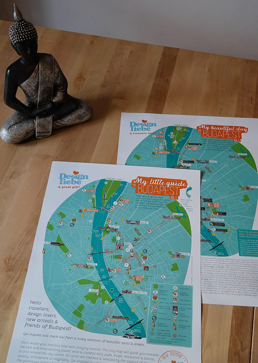 City map / Stadtkarte „My little guide to Budapest“ Vol.1