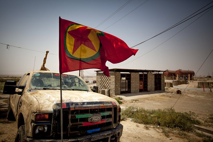 PKK pick-up truck