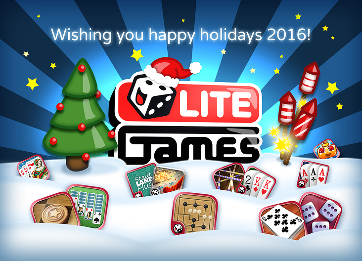 LITE Games GmbH // Weihnachtskarte für Kunden und Lieferanten