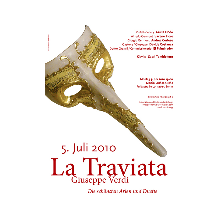 »La Traviata« Plakat (Konzert)