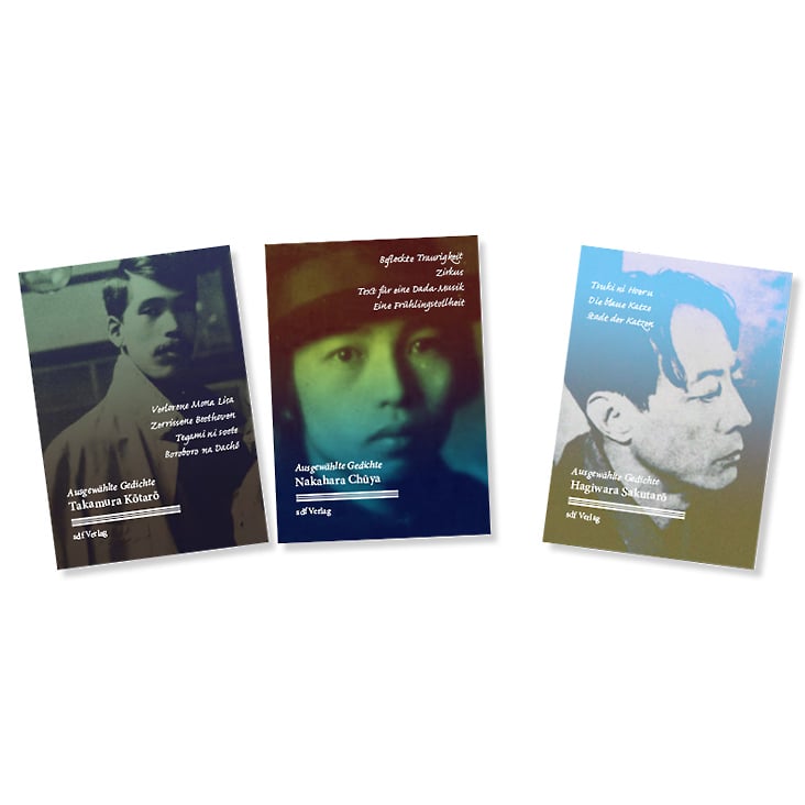 Gestaltung Buchumschlag: Gedichtbände – Japanische Dichter