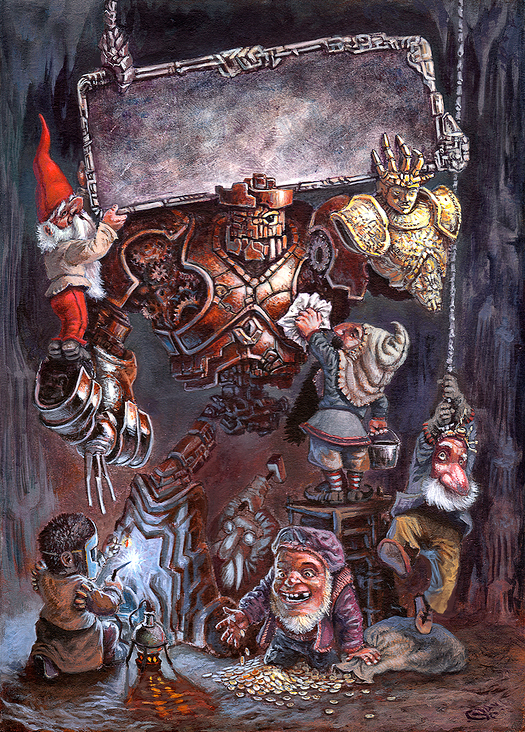 The Gnomes of Knordac, Cover art | Egra Games 2014