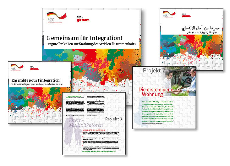 Kommunikationstool in drei Sprachen