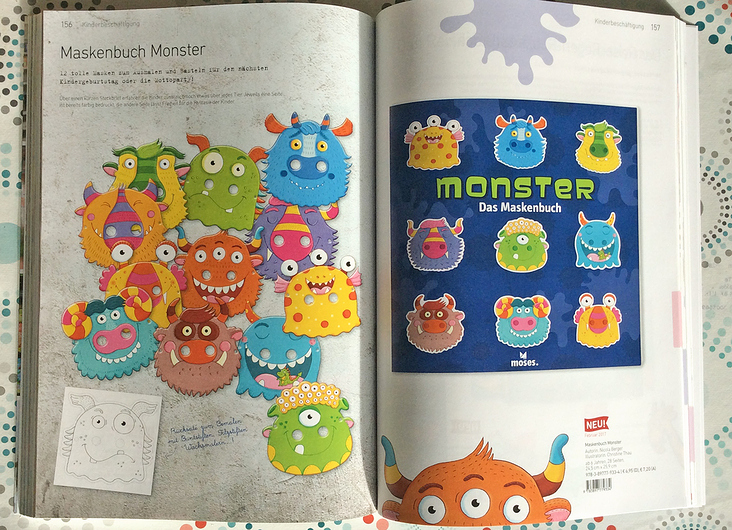 Das Monster Maskenbuch für moses.