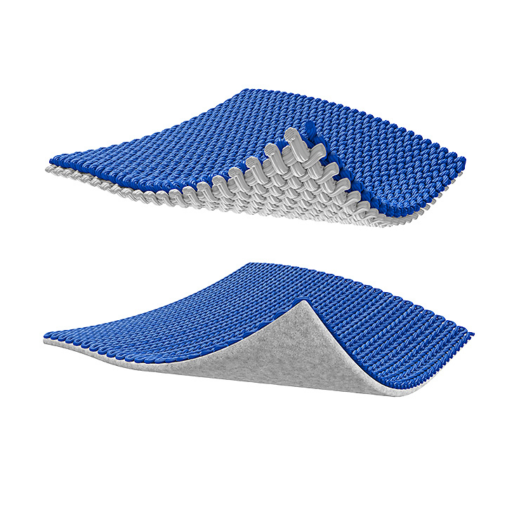 Gewebe-Struktur von Textilstoffen für Funktionsbekleidung – 3D-Illustrationen