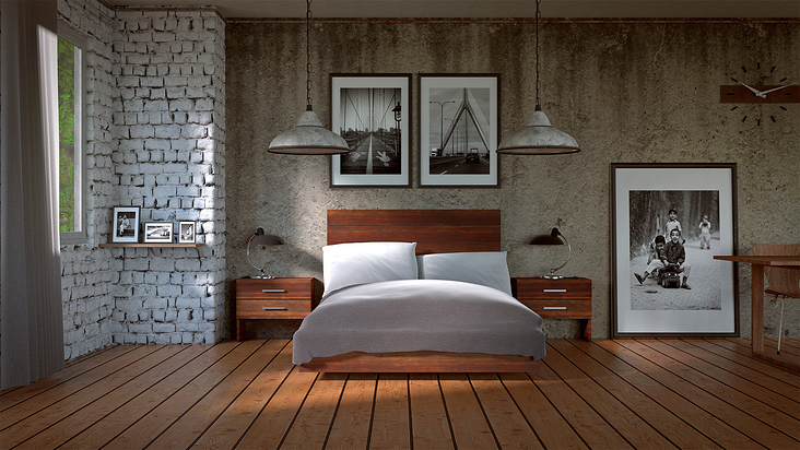 Architekturvisualisierung – Schlafzimmer