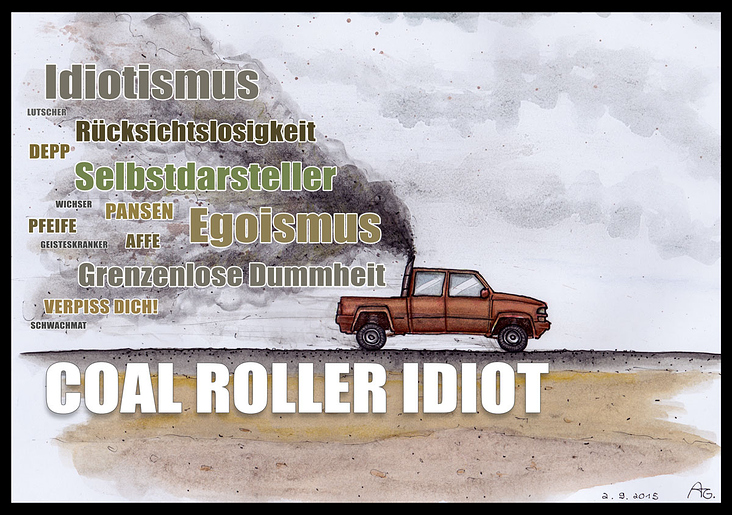 Coal-Roller – provokante Darstellung