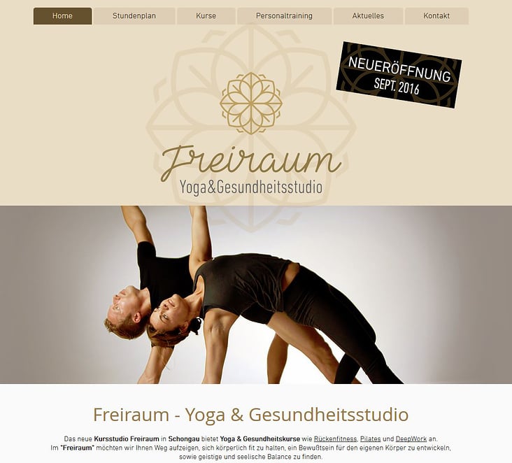 Freiraum Schongau Yoga & Gesundheitsstudio